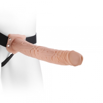 FALLO STRAP-ON CAVO FETISH FANTASY SERIES 11 HOLLOW STRAP ON WITH BALLS FLESH