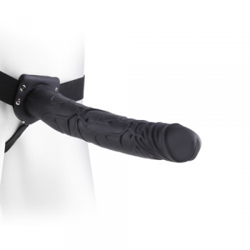 FALLO STRAP-ON CAVO FETISH FANTASY SERIES 11 HOLLOW STRAP ON WITH BALLS BLACK