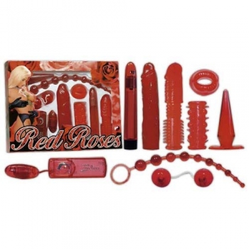 KIT DEL PIACERE 9 PEZZI RED ROSES