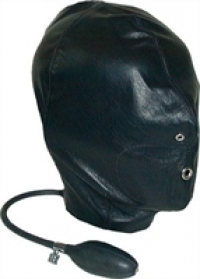 Hoods Mister B Leather Inflatable Hood